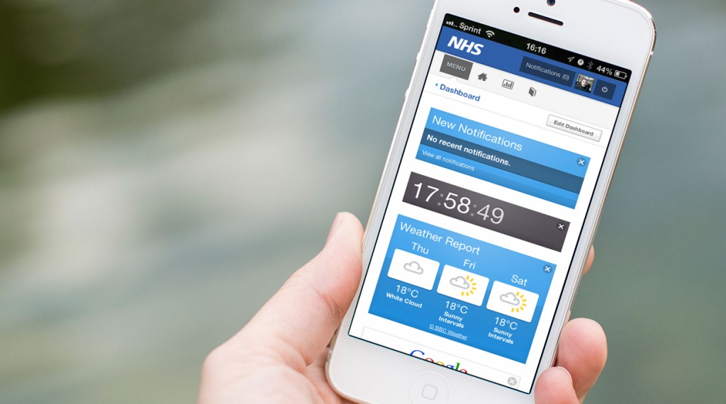 nhs digital products applications platforms design