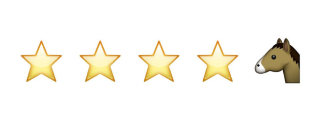 The four-and-a-horse stars glitch.
