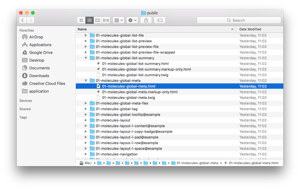 A generated set of individual patterns ready for testing.